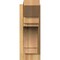 Ekena Millwork Merced Slat Rough Sawn Outlooker, Western Red Cedar, 6"W x 16"D x 16"H OUT06X16X16MRC06RWR - alternate 2